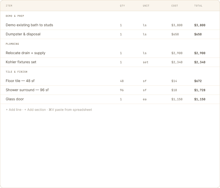 NYA proposal builder