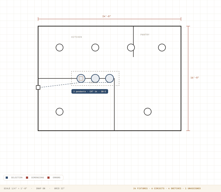 NYA reflected ceiling plan canvas